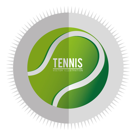 tennis sport design, vector illustration eps10 graphicのイラスト素材