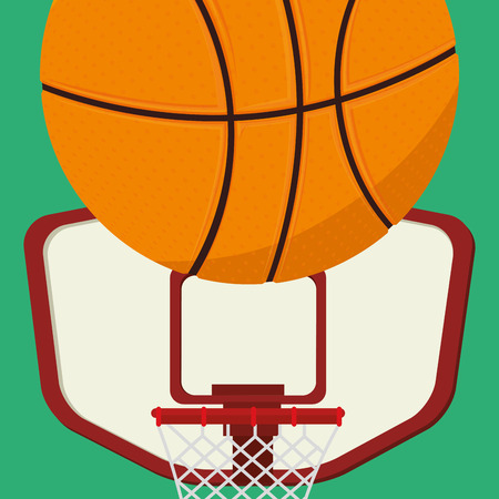 basketball sport design, vector illustration eps10 graphicのイラスト素材