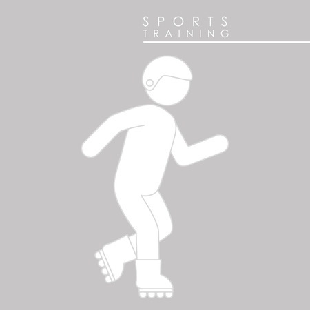 sports training design, vector illustration eps10 graphicのイラスト素材