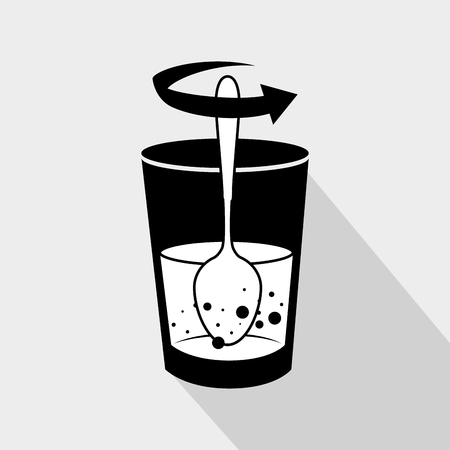 preparation instructions icon design, vector illustration eps10 graphicのイラスト素材