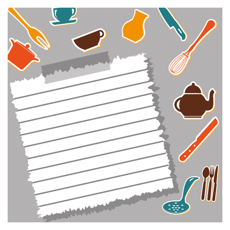 kitchen tool design, vector illustration eps10 graphicのイラスト素材