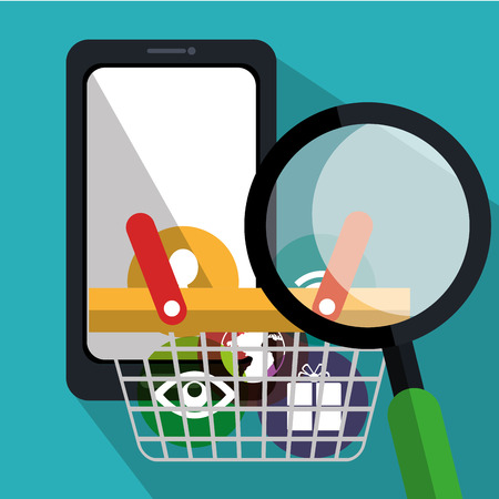 mobile marketing design, vector illustration eps10 graphicのイラスト素材