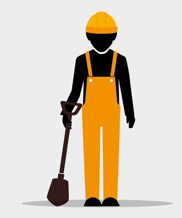 under construction design, vector illustration eps10 graphicのイラスト素材