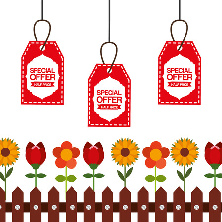 sale of farm products design, vector illustration eps10 graphicのイラスト素材