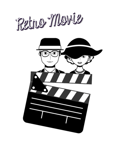 filmed entertainment design, vector illustration eps10 graphicのイラスト素材