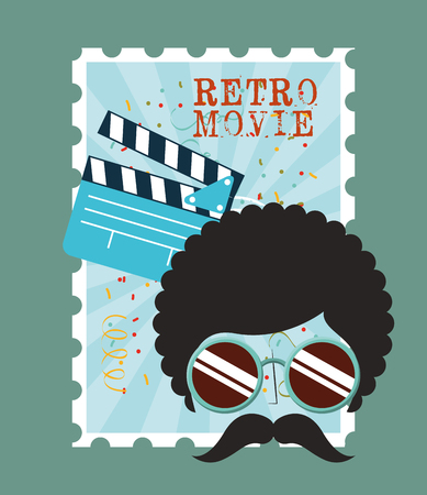 filmed entertainment design, vector illustration eps10 graphicのイラスト素材