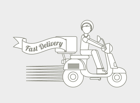 food delivery design, vector illustration eps10 graphicのイラスト素材