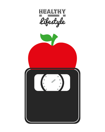 healthy lifestyle design, vector illustration eps10 graphicのイラスト素材