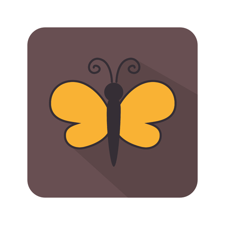 Butterfly cute cartoon graphic design, vector illustration.のイラスト素材