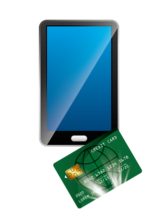 Credit card purchases design, vector illustration eps10 graphicのイラスト素材