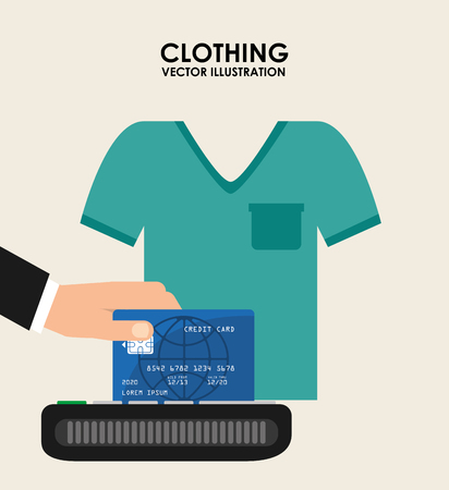 clothing concept design, vector illustration eps10 graphicのイラスト素材