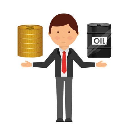 oil industry design, vector illustration eps10 graphicのイラスト素材