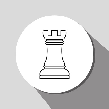 Chess game icon design, vector graphic eps10のイラスト素材