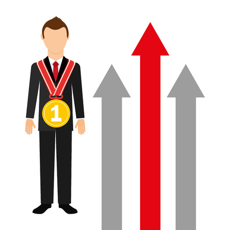 business leadership design, vector illustration eps10 graphicのイラスト素材