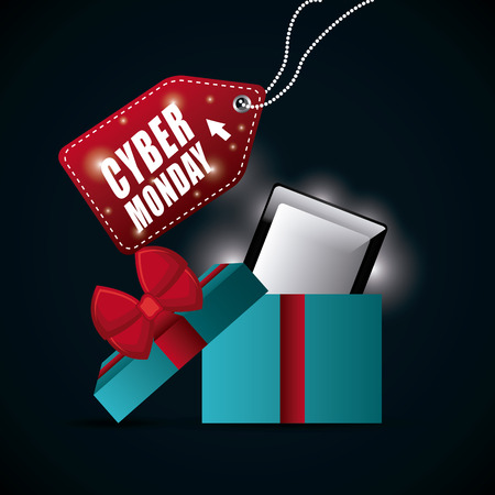Cyber monday shopping season, vector illustration eps10.のイラスト素材
