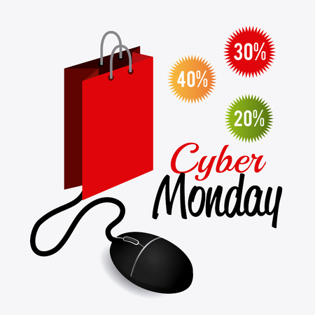 Cyber monday shopping season, vector illustration eps10.のイラスト素材