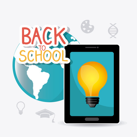 Back to school season design, vector illustrationのイラスト素材