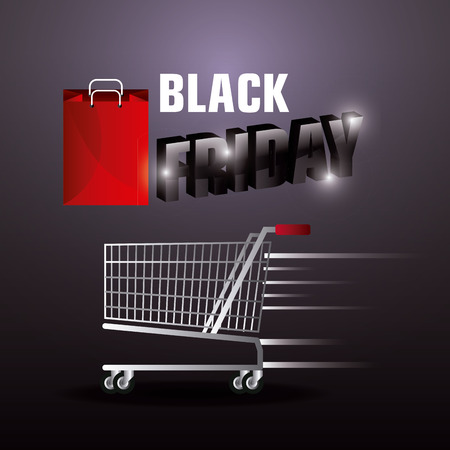 Black friday shopping season design, vector illustration.のイラスト素材
