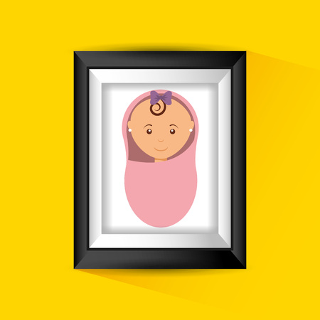 picture frame design, vector illustration eps10 graphicのイラスト素材