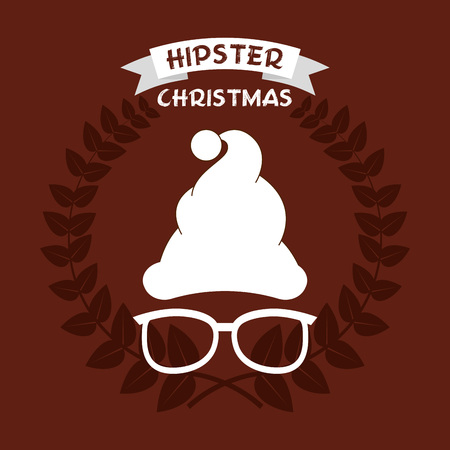 christmas hipster style design, vector illustration eps10 graphicのイラスト素材