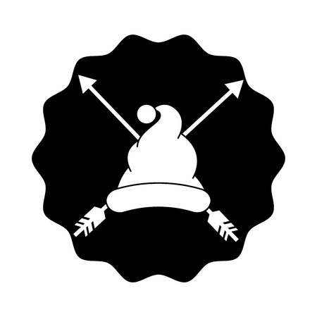 christmas hipster style design, vector illustration eps10 graphicのイラスト素材