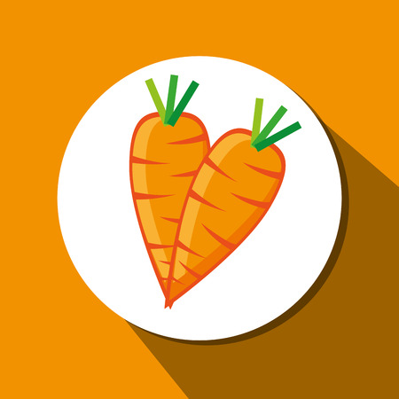 Healthy food and vegan lifestyle design, vector illustrationのイラスト素材