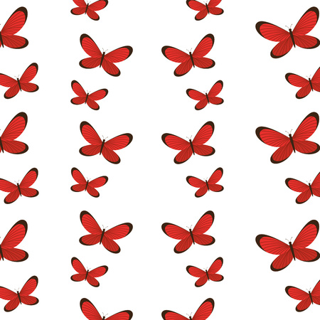 beautiful butterfly frame design, vector illustration eps10 graphicのイラスト素材