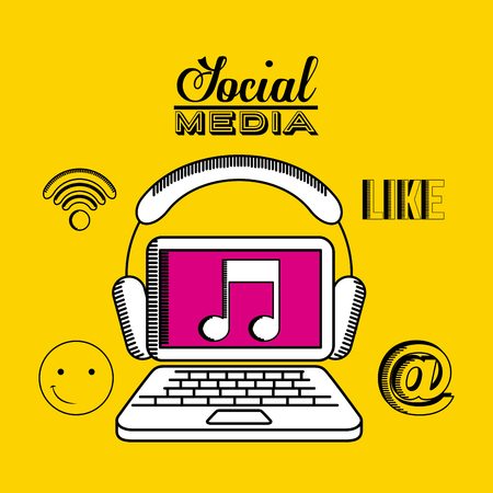 social media design, vector illustration eps10 graphicのイラスト素材