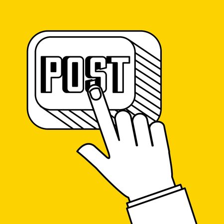 social media design, vector illustration graphicのイラスト素材