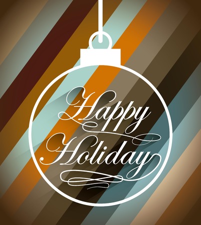 happy merry christmas design, vector illustration graphicのイラスト素材