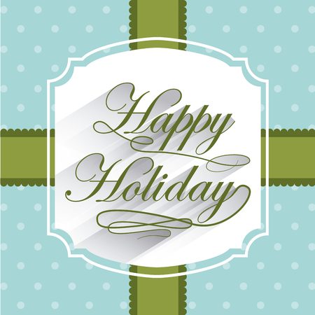 happy merry christmas design, vector illustration graphicのイラスト素材