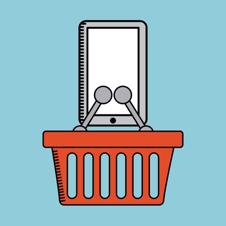 buy online design, vector illustration  graphicのイラスト素材