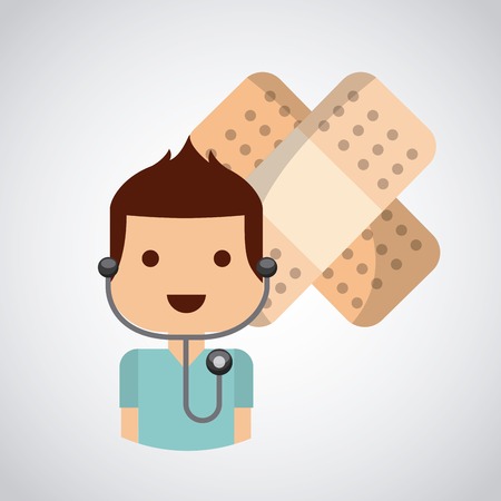 medical healthcare design, vector illustration  graphicのイラスト素材