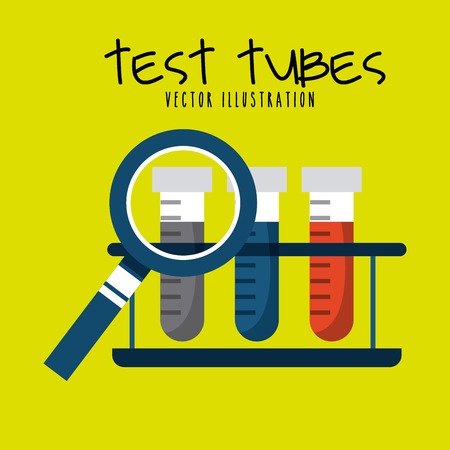 test tubes design, vector illustration eps10 graphicのイラスト素材