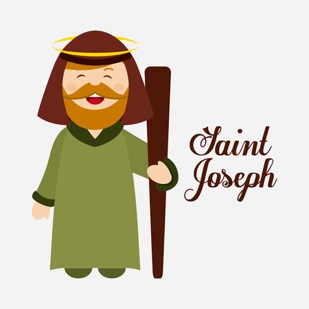 Christmas manger characters design, vector illustration graphicのイラスト素材