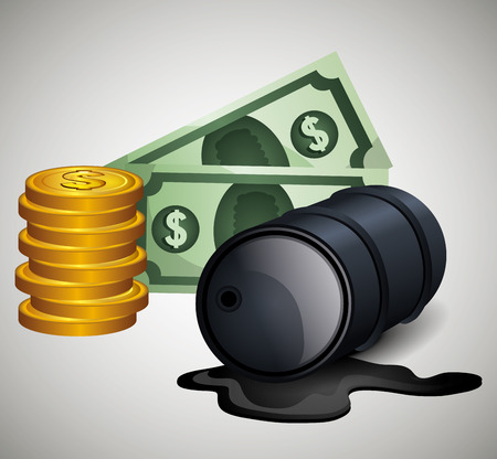 Oil prices infographic design, vector illustration eps10.のイラスト素材