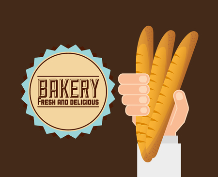 bakery shop design, vector illustration eps10 graphicのイラスト素材