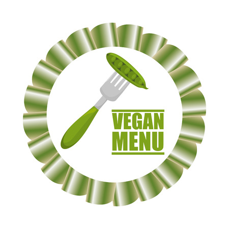 vegetarian food menu design, vector illustration eps10 graphicのイラスト素材