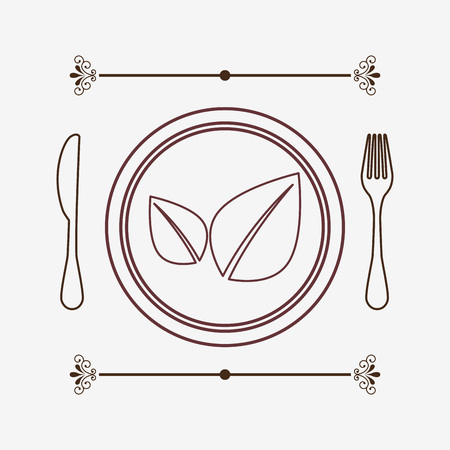 vegetarian food menu design, vector illustration eps10 graphicのイラスト素材
