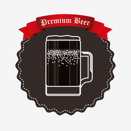 refreshing beer design, vector illustration eps10 graphicのイラスト素材
