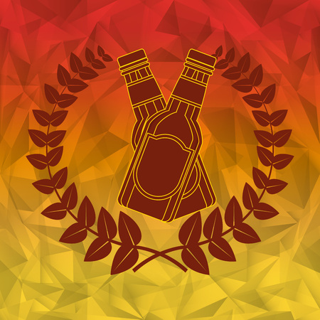 refreshing beer design, vector illustration eps10 graphicのイラスト素材