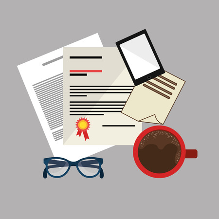 Education, academic trainning and science graphic design, vector illustration.のイラスト素材