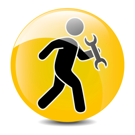 Construction industry and tools graphic design, vector illustrationのイラスト素材