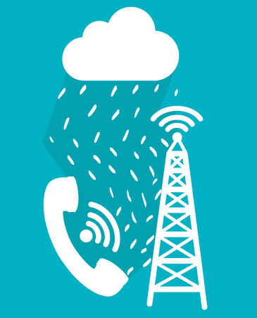 Technology media and communication graphic design, vector illustration.のイラスト素材