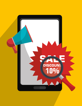 Marketing online and ecommerce sales designのイラスト素材