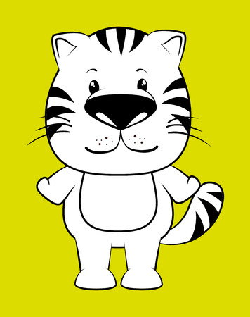 Pet and animals funny cartoon design, vector illustration graphicのイラスト素材