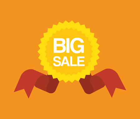 Shopping offers and sales graphic design, vector illustrationのイラスト素材