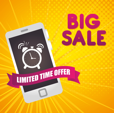 Shopping offers and sales graphic design, vector illustrationのイラスト素材