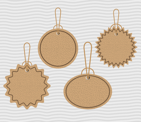 Ecology label and tag theme design, vector illustration graphicのイラスト素材
