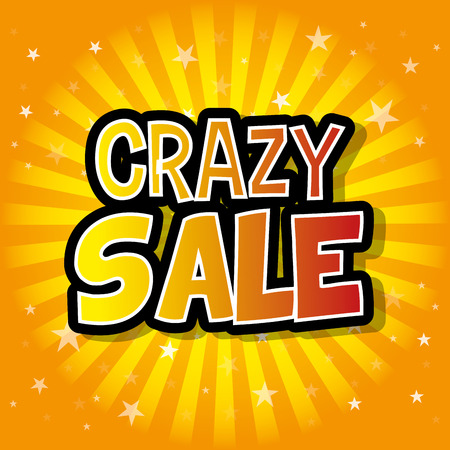 Shopping advertising in comic pop art style, vector illustration eps10.のイラスト素材